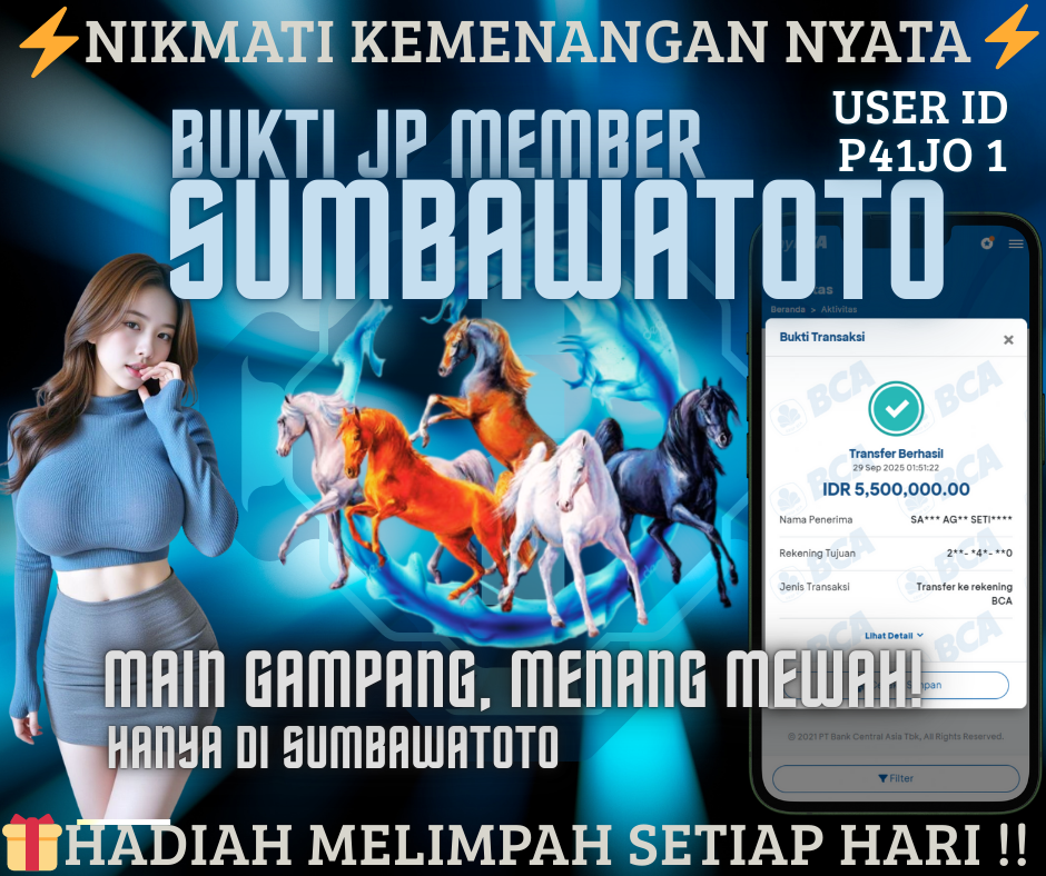 🏆 Bukti nyata situs terpercaya, itulah SumbawaToto!